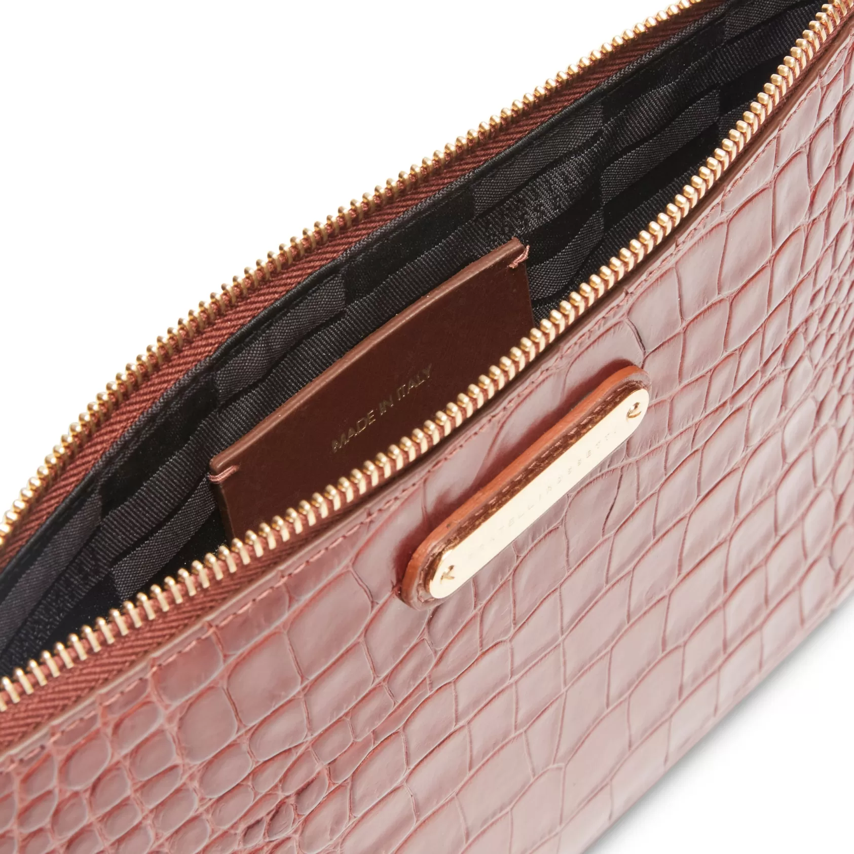 Fratelli Rossetti Bustina donna in pelle colore cognac- Flash Sale