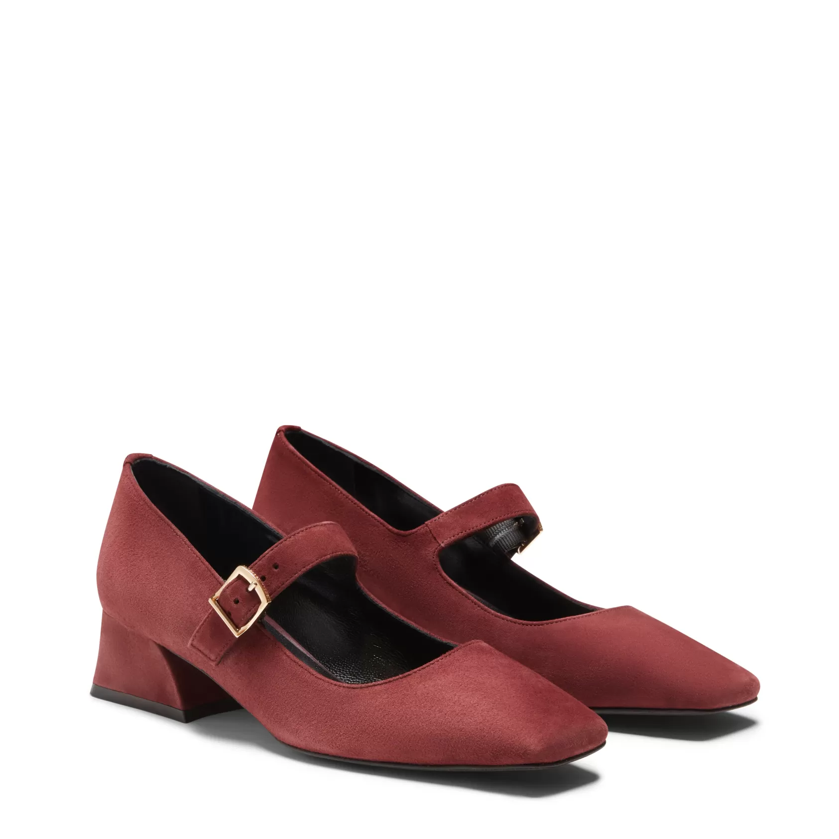 Fratelli Rossetti Grape-coloured suede pump | Uva Clearance