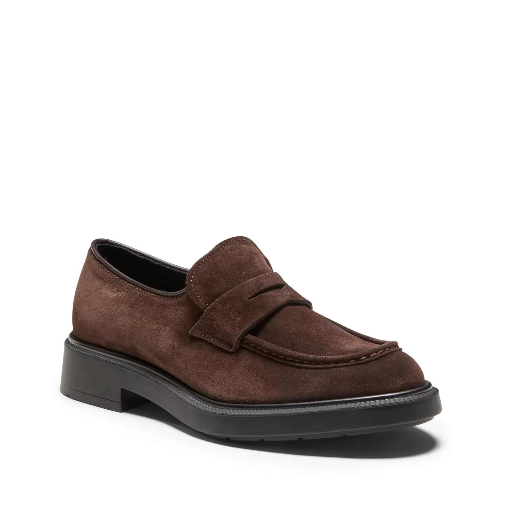 Fratelli Rossetti Women's cocoa brown suede loafer | Discount