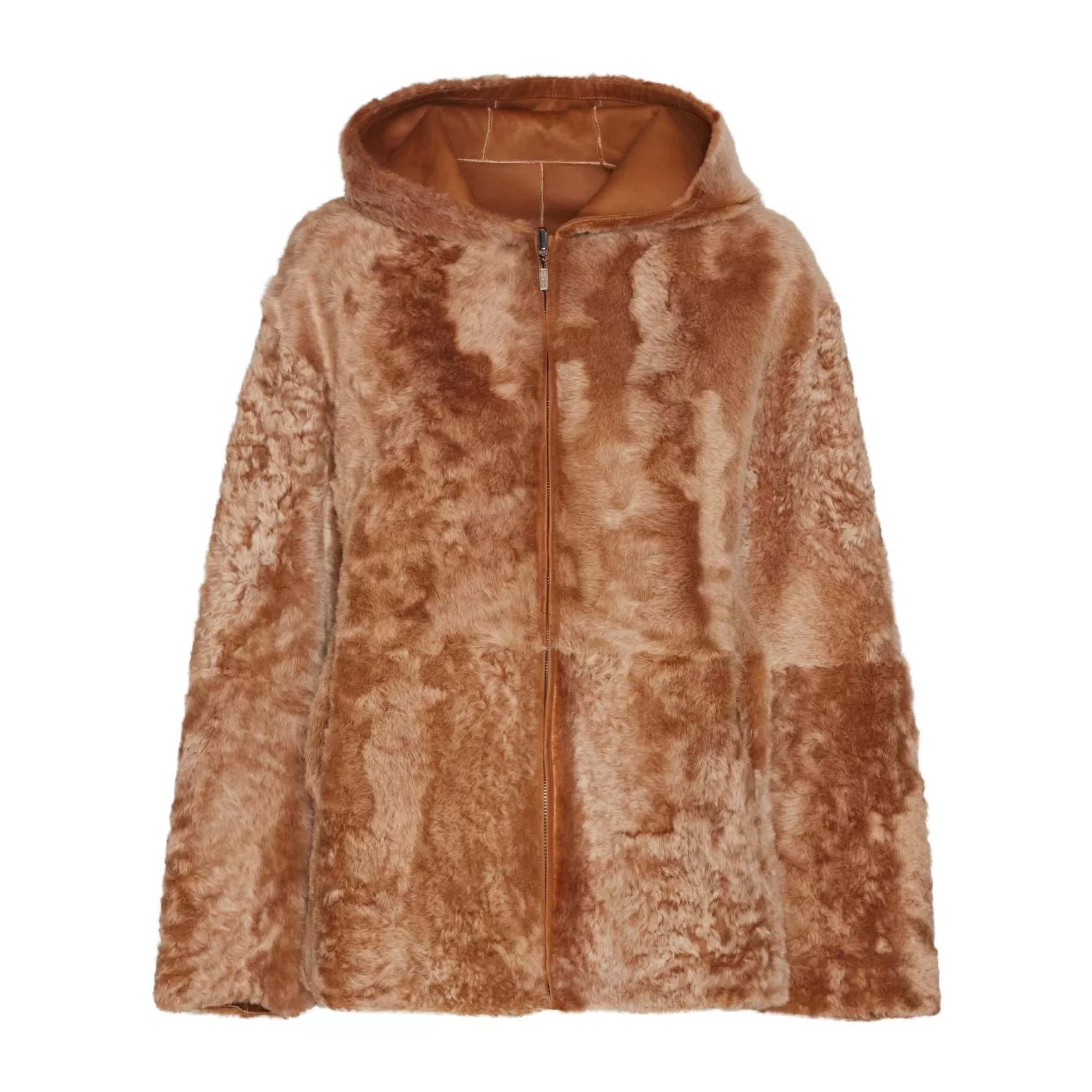 Fratelli Rossetti Women's reversible green shearling jacket | Cuoio Sale